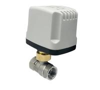 1/2" 304 Stainless Steel IP65 Waterproof Motorized Ball Valve 220V 12V 24V 3-Wire 2 Control Brass Electric Ball Valve(220VAC)