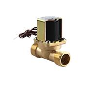 1/2#39;' 3/4 quot; Brass Electric Solenoid Valve 12v 24v 220v Water Inlet Flow Switch for Solar Water Heater Valve 1Pcs(220vac-normally Closed,0.5 Inch)