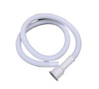 1/2/3M White Drain Hose Washing Machine Flexible Extension Inlet Air Conditioner External Unit Water Leakage Pipe Plastic Tube(2M)