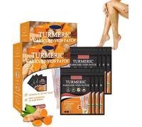 1/2/3pack Furzero Turmeric Varicose Vein Patch, Furzero Varicose Vein Patch, Turmeric Varicose Vein Patches, Varicose Veins Patch Relief, Varicose Veins Treatment for Legs Patches (2pcs)