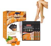1/2/3pack Furzero Turmeric Varicose Vein Patch,Furzero Varicose Vein Patch,Turmeric Varicose Vein Patches,Varicose Veins Treatment for Legs Patches,Naturally Relieves Varicose Veins in Legs (1pcs)