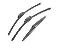1/2/3PCS Car Wiper Front Rear Wiper Blades Brushes, For TOYOTA Auris MK1 Hatchback French BUILT 2006-2012 Auto Accessories