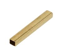 1/2/3pcs Copper Pipe Brass Square Tube Length 250mm Diameter 6/8/10/12/14/16/18/20mm Hollow Wall Cutting Tool Parts(8x8x250mm,3pcs)