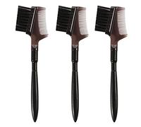 1/2/3Pcs Double Side Eyebrow Makeup Brush Tool, Eyelash Comb for Women Gentle Bristle Brush