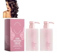 1/2/3PCS Hairhalo Curl Defining Cream, Curl Defining Cream, Curl Cream for Curly Hair Anti Frizz, Moisturizing, Smoothing for Curly & Wavy Hair (1 Ounce, 2PCS)