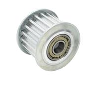 1/2/3PCS Inch 24 Teeth MXL Synchronous Pulley Idler Tensioner Wheel Bore 3/4/5/6mm With Bearing For Width 6/10mm Guide Regulating Pulley 24teeth 24T(Bore 3mm With teeth,2pcs Width 6mm)