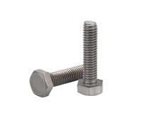 1/2/3Pcs M2 .5 M3 M4 M5 M6 M8 M10 M12 M14 M16 Pure Titanium TA2 External Hexagon Head Cap Screw Bolt Length 20-45mm DIN933(40mm,1pc M12)