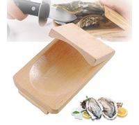 1/2/3PCS Oyster Shucking Clamp, 8×13cm Wood Shucking Clamp Oyster Shucking Protector, Wooden Holder Oyster Shucking Clamp, Oyster Opener Tool for Kitchen Home Outdoor Barbecue Camping (1PCS)