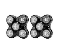 1/2 / 3Pcs Replacement Part Head Fit for XR7000 Bald Head Electric Shaver Close Smooth Shave Dry Wet Use Accessories Shaver Replacement Parts