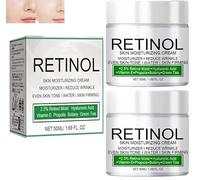 1/2/3pcs Retinol Face Cream with Hyaluronic Acid, Collagen Anti Wrinkle & Anti Ageing Moisturiser, Dark Spot Corrector Facial Care,Hydrating Night Cream for Women & Men (2pcs)