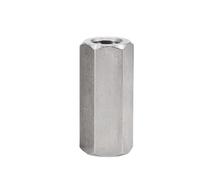 1/2/3pcs Right Left Threaded Hex Connection Nuts M3 M4 M5 M6 M8 M10 M12 M14 M16 Hexagon Connector Connecting Long Nut(M6x60xS10-1pcs)