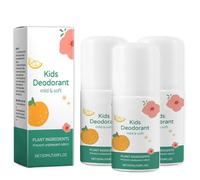 1/2/3PCS Roll-On Deodorant for Children,Natural Deodorant,Kids Whole Body Deodorant - Safe for Girls & Boys w/Sensitive Skin of All Ages (3)