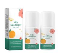 1/2/3PCS Roll-On Deodorant for Children,Natural Deodorant,Kids Whole Body Deodorant - Safe for Girls & Boys w/Sensitive Skin of All Ages (2)