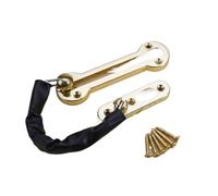 1/2/3pcs Stainless Steel Hotel Door Chain Latch Safety Guard Security Lock Limiter Tools Hardware for Home for Door(Gold,2 PCS)