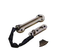 1/2/3pcs Stainless Steel Hotel Door Chain Latch Safety Guard Security Lock Limiter Tools Hardware for Home for Door(Green Bronze,2 PCS)