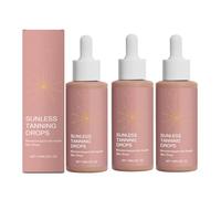 1/2/3Pcs Sunless Tanning Drops, 60ml, Tanning Drop, Drops to Naturally Boost Melanin, Without The Sun Damage,Enhancing Your Natural Skin Tone (3Pcs)