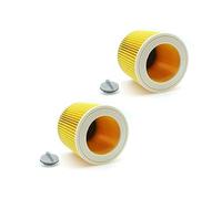 1/2/3x Filter Element Plastic Cartridge Filter Compatible With Karcher WD WD2 WD3 Series Wet&Dry Vac Vacuum Cleaner 11.5x8x12cm (Color : B)