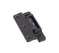 1/2//4/10/20pcs Plastic Spring Hinge Hidden Flat Loaded for Wardrobe Cupboard Cabinet Door Joint Connector Furniture Hardware(10pcs)