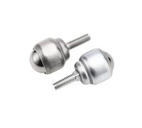 1/2/4/10pcs Ball Transfer with Rod Universal Ball Transfer Caster CY-12D CY-19D CY-25D CY-25F CY-40F Nylon/Carbon Steel/SUS 304(Nylon Ball,CY-12D_1PCS)