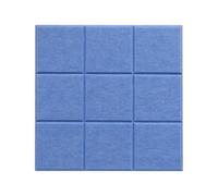 1/2/4 * 4PCS Nine Grid Felt Message Board Office Decoration Bulletin Notepad Home Photo Display Wall for Walls and Home(Blue-1PC)