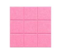 1/2/4 * 4PCS Nine Grid Felt Message Board Office Decoration Bulletin Notepad Home Photo Display Wall for School Home Office(Pink-1PC)
