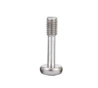 1/2/4/5/10/20pcs M3 M4 M5 M6 M8 304 A2 Stainless Steel Pan Head Lock Screw Round Half Thread Bolt Length 8mm-60mm(M5x14mm-5pcs)