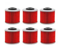 1 2 4 6 Pcs Motorcycle Oil Filter Compatible With XT250 XT400 XT500 XT600 Tenere XT600E XT600Z XT660 XT660R XT660X XT660Z MT03 660 Models Fits Various Motorcycles(6 PIECES)
