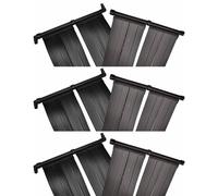 1/2/4/6x Solar Pool Heater Panel Heating Accessory 80x310 cm/80x620 cm vidaXL
