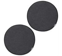 1/2/4 Packs Diameter 30cm/33cm/35cm/40cm/45cm Chair Pads, Round Non-slip Seat Cushion With Elastic Ties Hooks, High Resilience Sponge Dining Chair Cushion ( Color : Blue Gray , Size : 45*45cm(2packs)