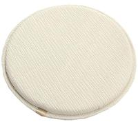 1/2/4 Packs Diameter 30cm/33cm/35cm/40cm/45cm Chair Pads, Round Non-slip Seat Cushion With Elastic Ties Hooks, High Resilience Sponge Dining Chair Cushion (Beige White, Size : 33 * 33cm(1pack)