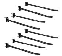 1/2/4 Pcs Yoga Ball Stand, Wall Mount Ball Holder Stand, Adjustable Width Metal Storage Rack, Home/Gym Exercise Balls Organizer, Black-4 PCS