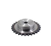 1/2/4PCS 3 Points 06B Industrial Sprocket 9 to 50 Teeth Craft Hole 45# Steel Tooth Surface Quenching Pitch 9.525mm Transmission(2PCS,06B 16T D52)