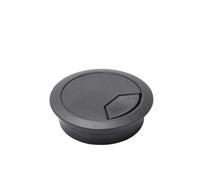 1/2/4pcs Wire Hole Cover Outlet Port Table Computer PC Desk Round Cable Grommet Line Holder White Black Redbrown 50mm/60mm/80mm(Black 50mm,2pcs)