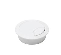 1/2/4pcs Wire Hole Cover Outlet Port Table Computer PC Desk Round Cable Grommet Line Holder White Black Redbrown 50mm/60mm/80mm(White 50mm,1pcs)