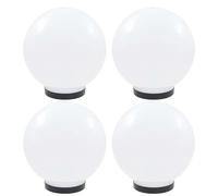 1/2/4x LED Bowl Lamps Spherical PMMA Garden Lights Lamp Multi Sizes vidaXL