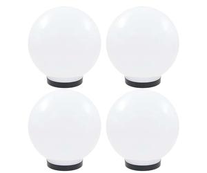 1/2/4x LED Bowl Lamps Spherical PMMA Garden Lights Lamp Multi Sizes vidaXL