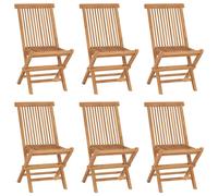 1/2/4x Solid Teak Wood Folding Garden Chairs Outdoor Seating Furniture vidaXL