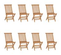 1/2/4x Solid Teak Wood Folding Garden Chairs Outdoor Seating Furniture vidaXL