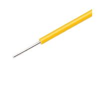 1/2/5/10/20/30m Single Core Copper Cable PVC Insulation Solid Hard Wire Power Car Extension Electric 14 Awg(UL1007-Yellow-Hard,1m 14 AWG)