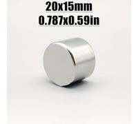 1 2 5 10 20pcs 20x15mm Neodymium Magnet 20mm x 15mm N35 NdFeB Round Powerful Strong Permanent Magnetic Imanes Disc