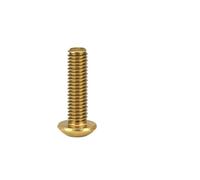 1/2/5/10/20pcs Brass Half Round Head Hex Socket Screw M2M2.5~M8M10(2pcs M8x35)