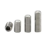1/2/5/10/20PCS M1.6 M2 .5 M3 M4 M5 M6 M8 M10 M12 Headless Socket Grub Set Screw DIN916(5mm,M8 (2pcs))