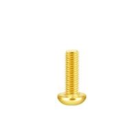 1/2/5/10/20pcs M2 M2.5M3 M4 M5 M6 M8 M10 Brass Half-round Head Hexagon Socket Screw Bolt Pan Head Hexagon Socket Screw(55mm,M10 (1PCS))