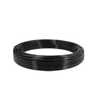1/2/5/10m PA6 Nylon Tube 2mm 4mm 6mm 8mm 9mm 10mm 12mm Pneumatic Air Compressor Smooth Rigid High Pressure PA Oil Pipe Copper Coated Brake Pipe Tubing(Black,5 meters,ID 9mm x OD 12mm)