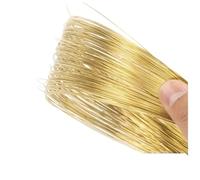 1/2/5/10Meter Solid Brass Wire Soft Metal 0.3mm .5mm .7mm 1mm 1.2mm 2. 4mm For DIY Making Craft(Length 15M,Dia 0.8mm)