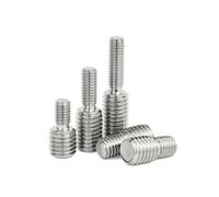 1/2/5/10pcs 304 Stainless Steel Thread Adapter Male to Male Double Head Transfer Screw Reducing Bolt M3 M4 M5 M6 M8 M10 M12 M14 M16 M20 Full Thread (Size : M6x10-M8x10mm-5pcs)