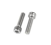 1/2/5/10pcs Left-hand Reverse Thread M3 M4 M5 M6 M8 M12 304 Stainless Steel Hexagon Hex Socket Head Cap Screw Bolt And Nut(10pcs M5x16)