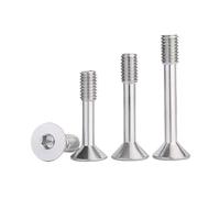 1/2/5/10pcs M2.5 M3 M4 M5 M6 M8 304 Stainless Steel Countersunk Head Socket Lock Screw(M6x20(5pcs))