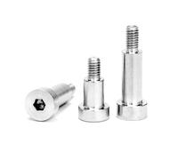 1/2/ 5/10pcs M2 M2.5 M3 M4 M5 M6 M8 M10 M12 304 Stainless Steel Hex Hexagon Socket Head Roller Bearing Shoulder Screw Bolt(14mm(L))
