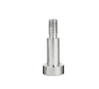 1/2/5/10Pcs M2 M2.5 M3 M4 M5 M6 M8 M10 M12 Hex Hexagon Socket Head Roller Bearing Shoulder Screw Bolt 304 Stainless Steel(D5x M4 (5pcs),18mm)